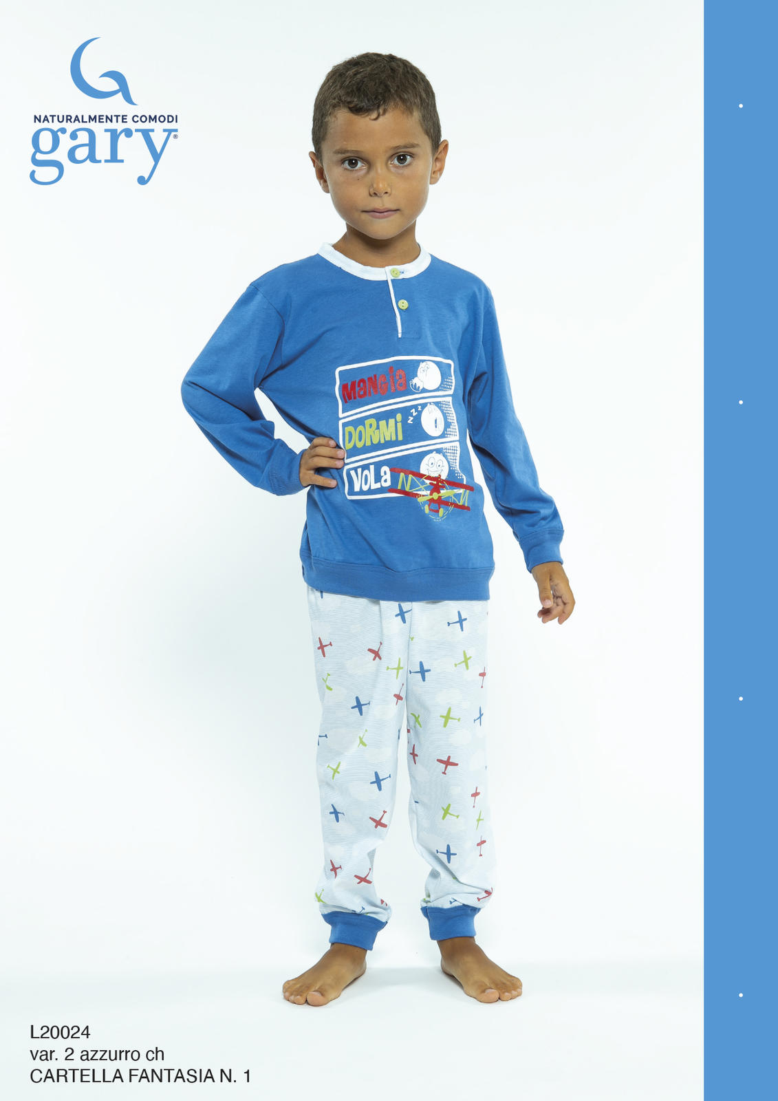 BOY'S PAJAMA M/L L30024 Tellini S.r.l. Wholesale Clothing